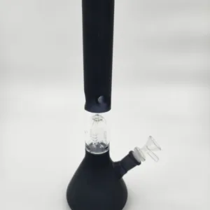 black glass bong glass tree percolator bong with ice notches 1 scaled