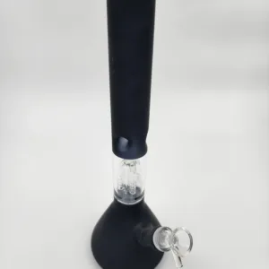 black glass bong glass tree percolator bong with ice notches 2 scaled