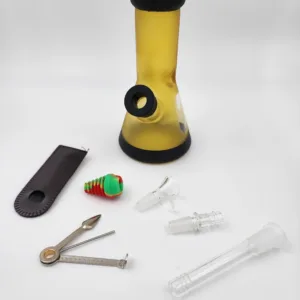 bong kit with accessories ,bowl, slide, downstem and cleaning kit