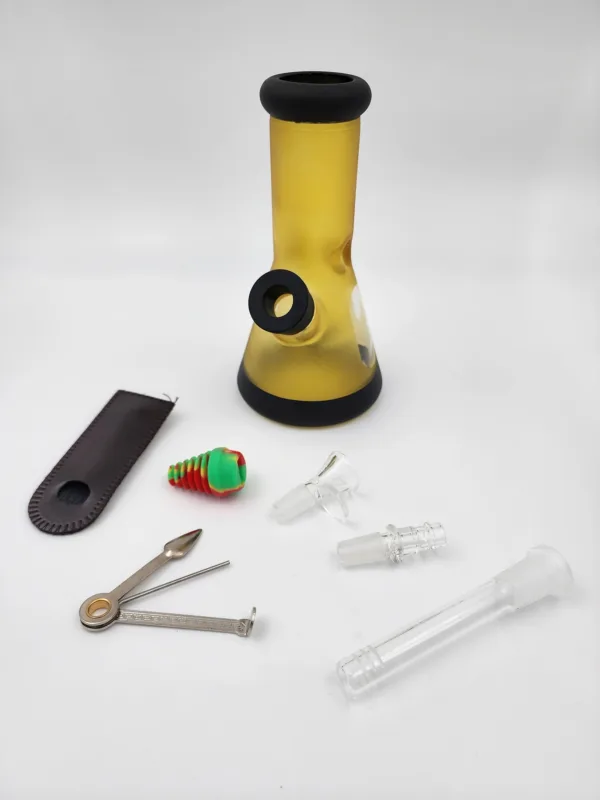 bong kit with accessories ,bowl, slide, downstem and cleaning kit