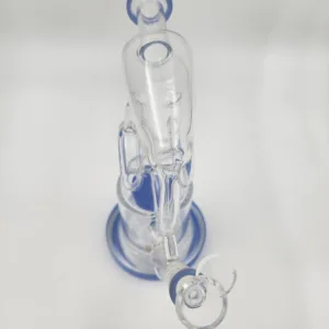 circle hub glass bong recycle chamber perc tree 2