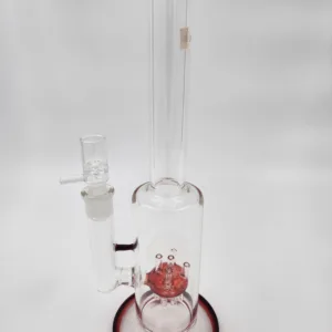 glass bong tree perc clear red 1 scaled