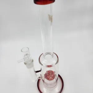 glass bong tree perc clear red 2 scaled