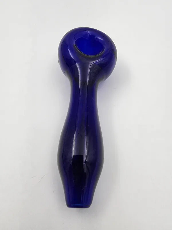 glass spoon pipe deep blue 1 scaled